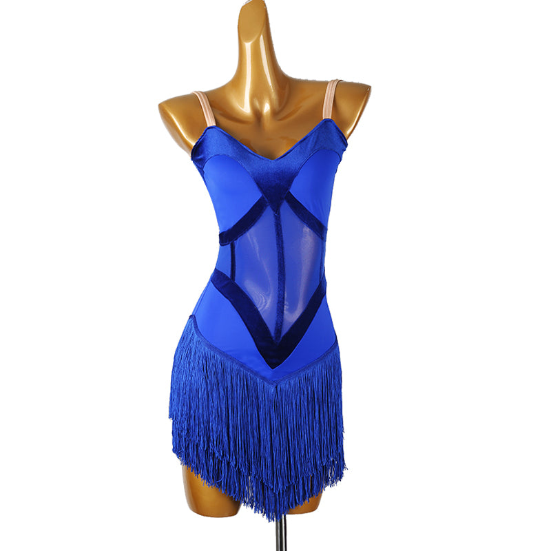 YZY Customisable-Women's Tassel DanceWear Dance Dress Performance Wear
