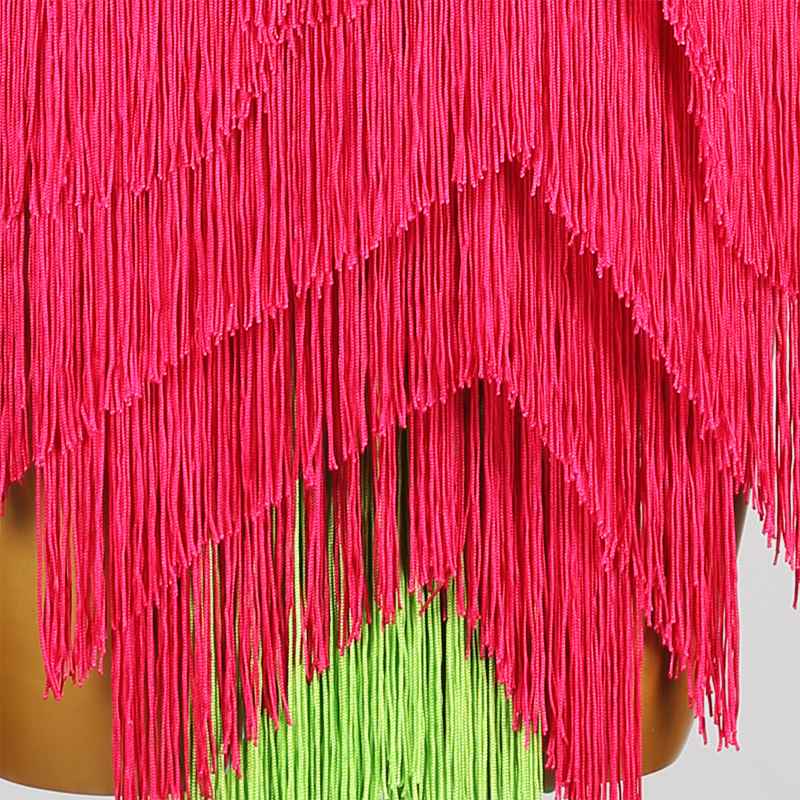 YZY Customisable-Women's Tassel DanceWear Dance Dress Performance Wear