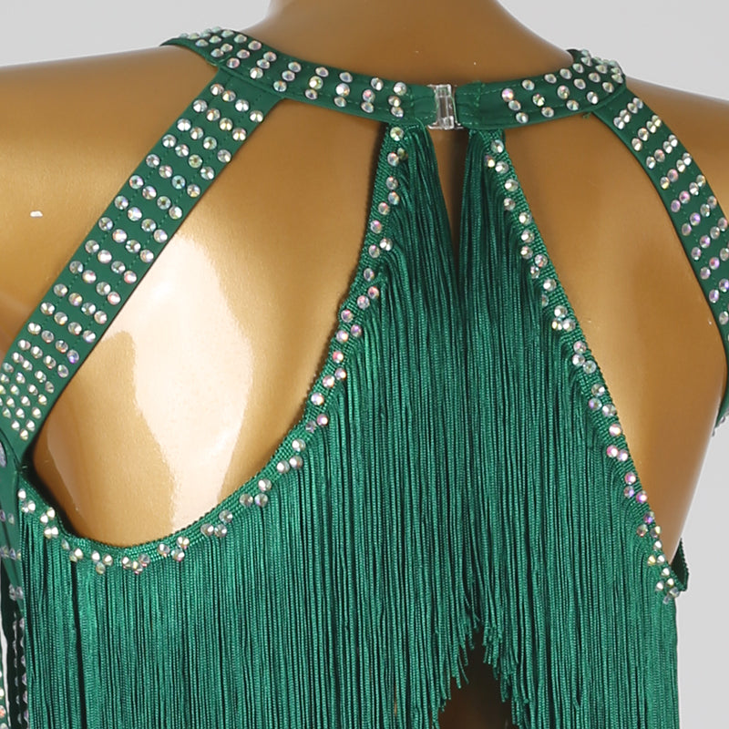 YZY Customisable-Women's Tassel DanceWear Dance Dress Performance Wear