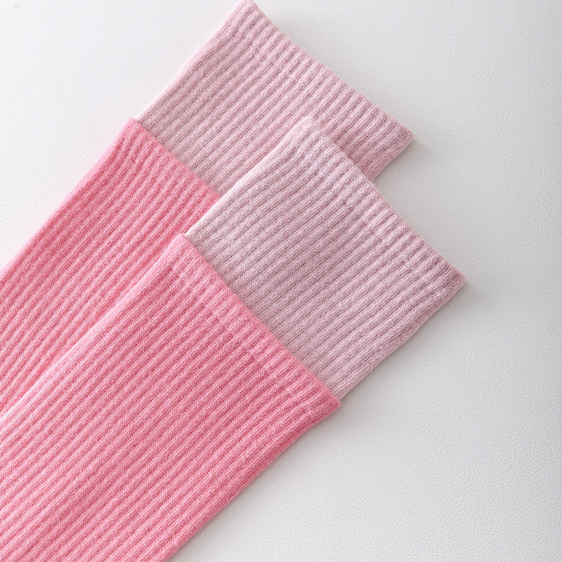 Yoga Pilates Knit Cotton Grip Long Socks