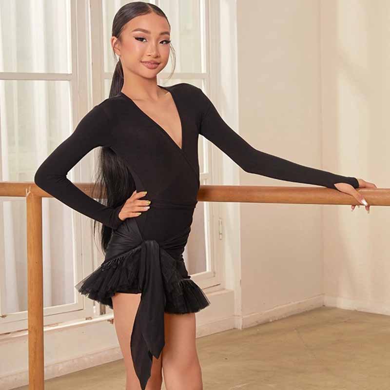 Z Girls Latin Dance Skirt  Performance Dance Wear