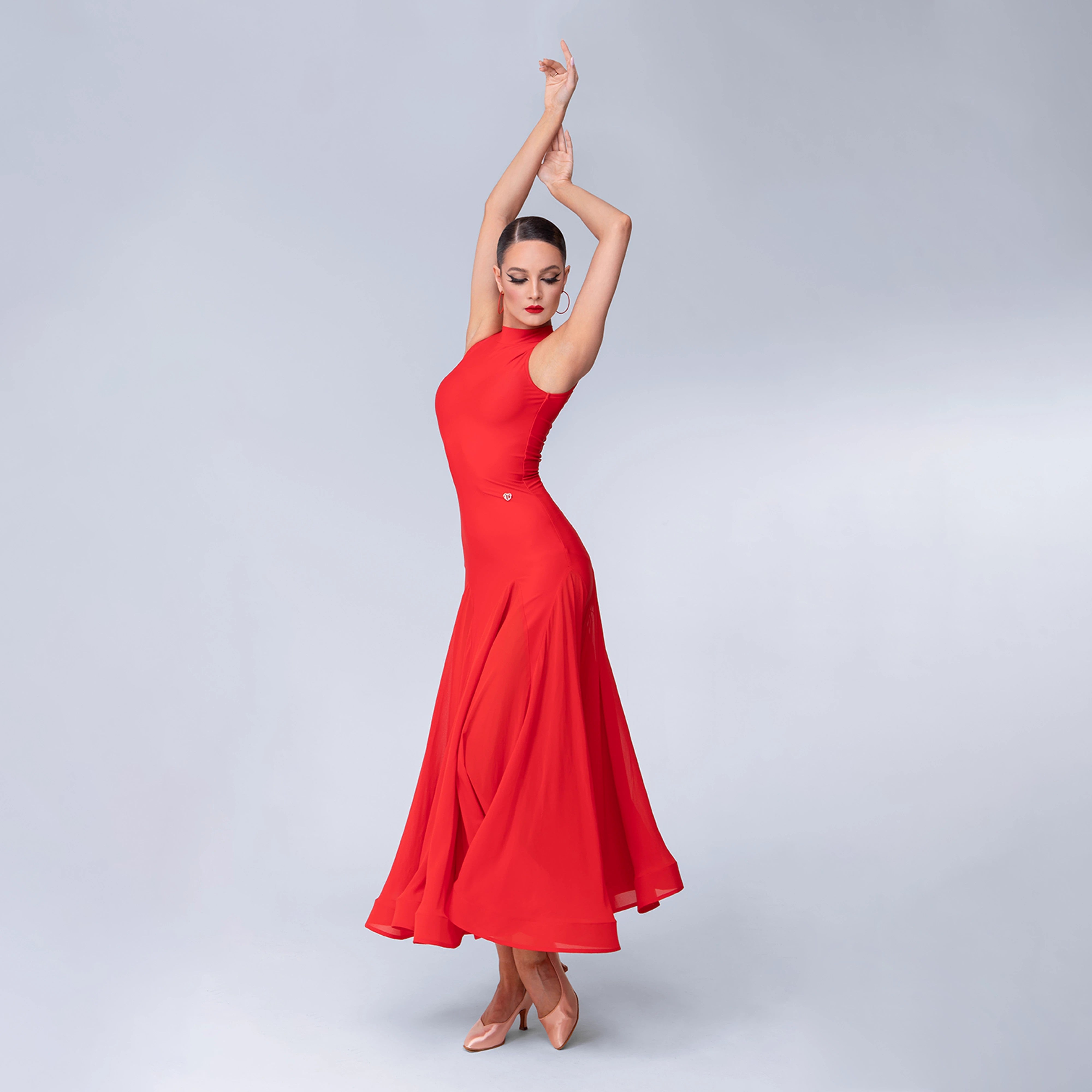 TID Customisable Women's Ballroom Waltz Modern Dance Dresses Performance Competition Dancewear