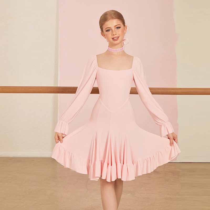 Z Girls Dance Dress DanceWear Training Performance Dress(Without Choker)