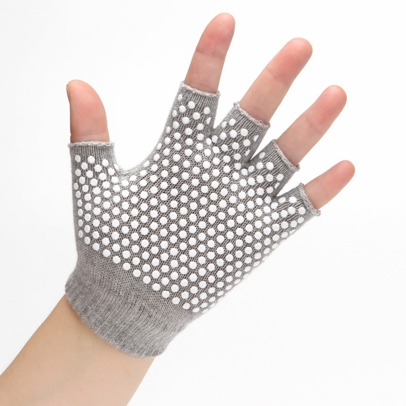 Fingerless Grip Yoga Pilates Gloves