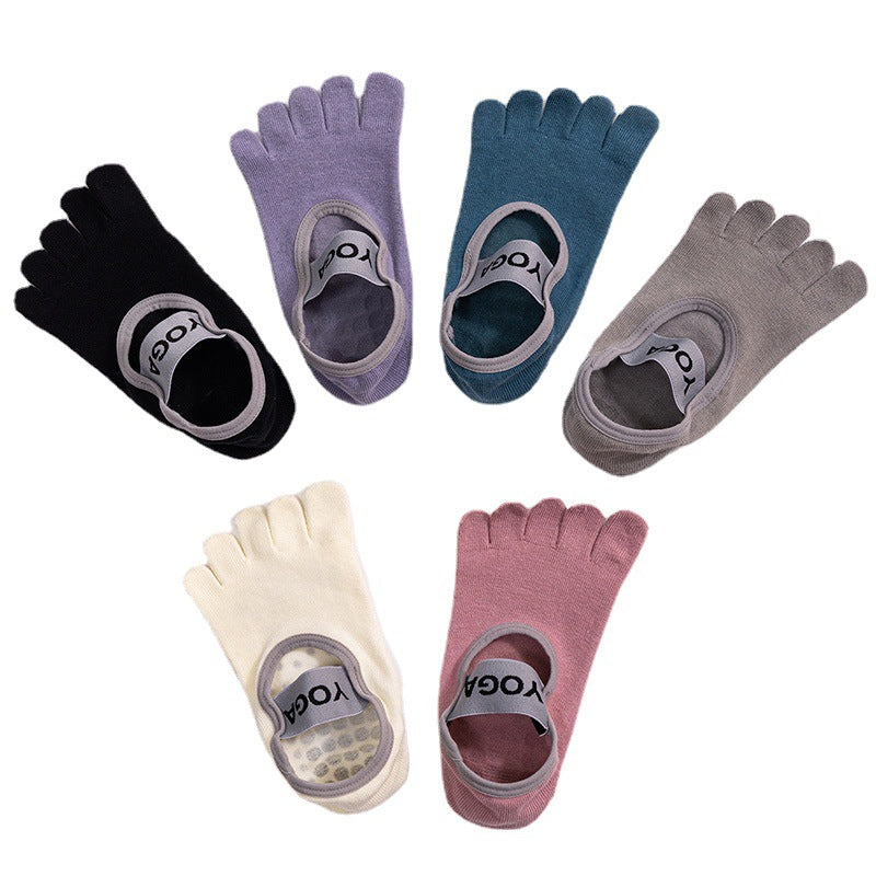 Full-Toe Yoga Pilates Grip Five-ToeSocks