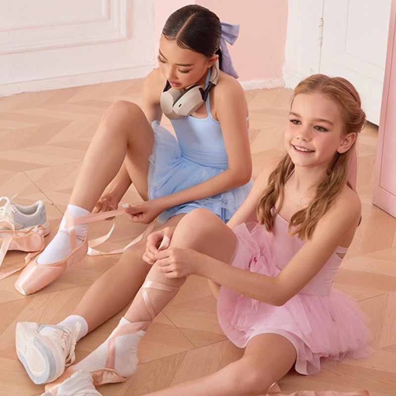 Z Girls Latin Dance Dress Training Performance Dance Wear(Without Flower)