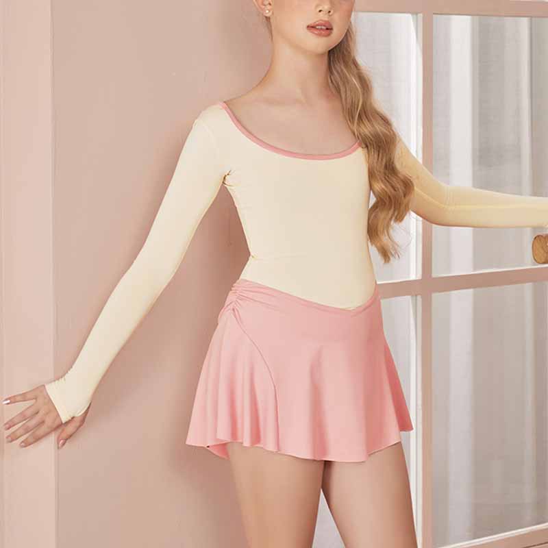 Z Girls Pink Long Sleeve Latin Dance Dresses Dance Wear