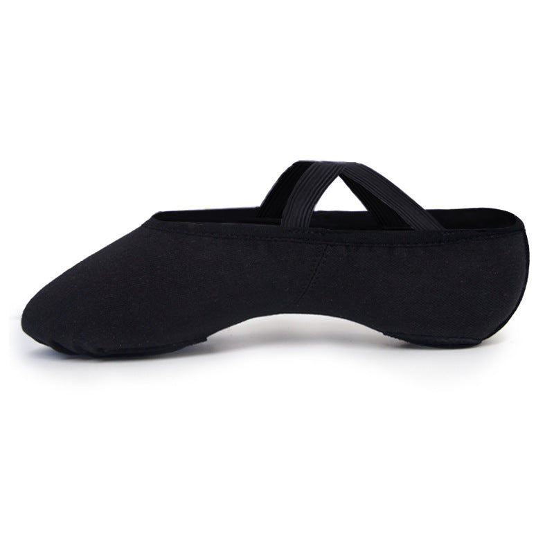 WY Women's Canvas Split-Sole Ballet Shoes