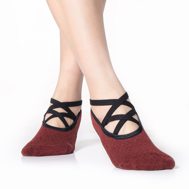 Full-Toe Yoga Pilates Grip Socks