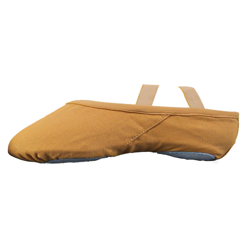 WY Women's Split-Sole Stretch Canvas Ballet Shoe