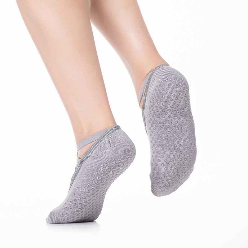 Full-Toe Yoga Pilates Grip Socks