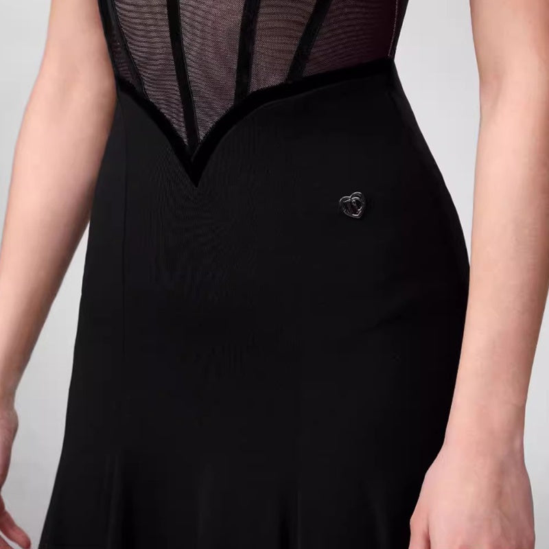 TID Customisable Women's Sleeveless Dance Dresses Performance Competition Dancewear