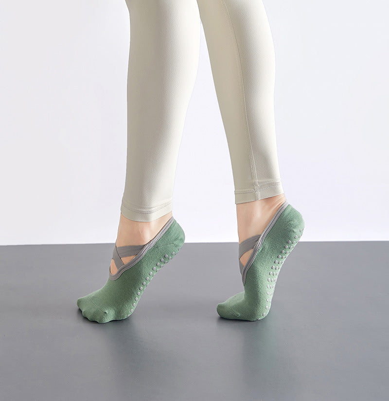 Full-Toe Yoga Pilates Grip Socks