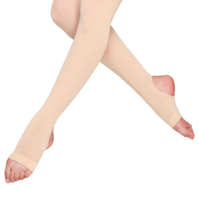 Adult Ultra Soft Self Knit Waistband Stirrup Tights