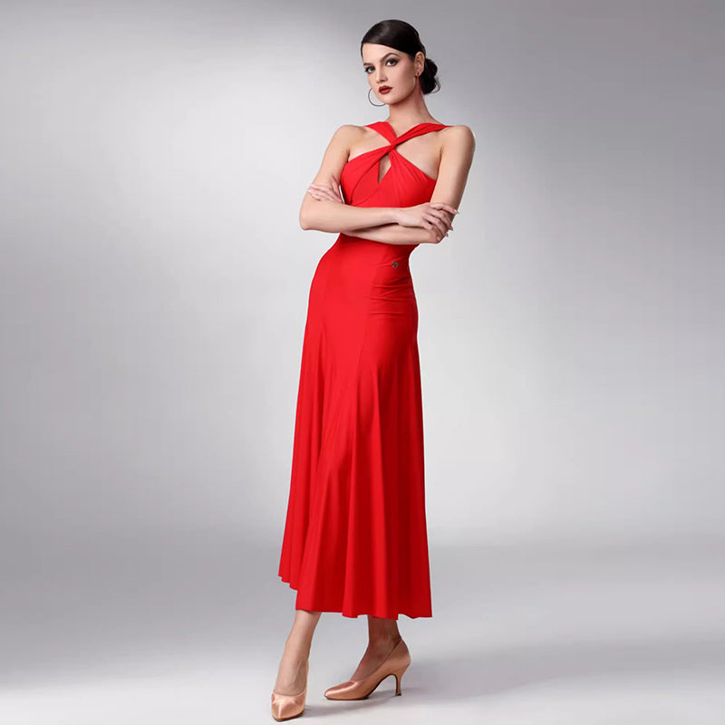 TID Customisable Women's Sleeveless Dance Dresses Performance Competition Dancewear