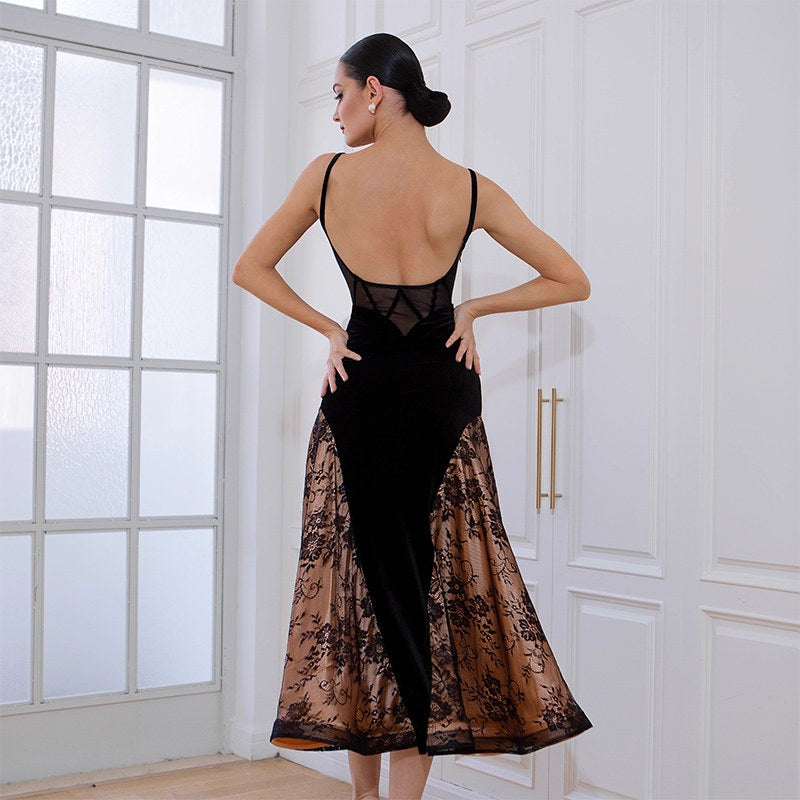 TID Customisable Women's Sleeveless Dance Dresses Performance Competition Dancewear