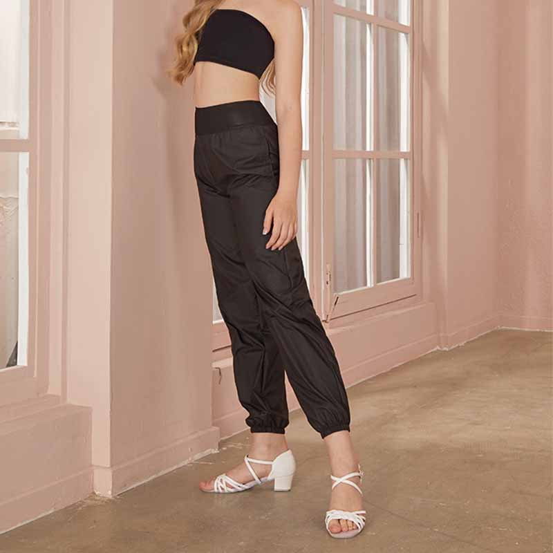 Z Girls Black High Waist Pants Dance Wear Training Performance Pants