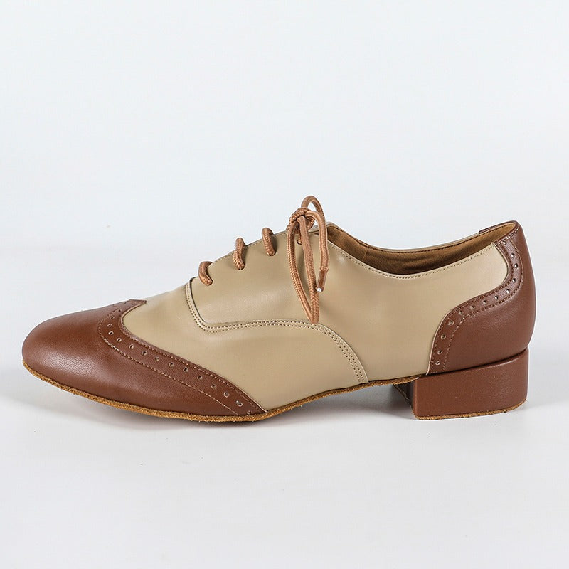 Men's 2cm Leatherette Heels Ballroom Dance Shoes