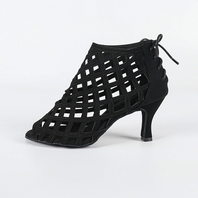 DS Women's Black Customized Heel Heels Dance Boots Jazz Dancing Shoes