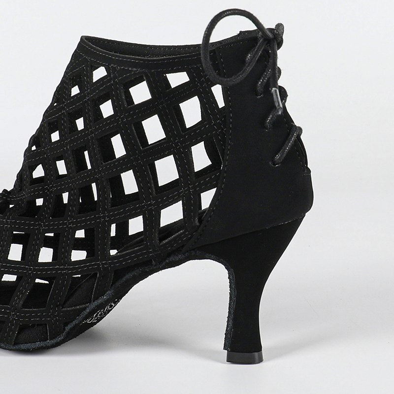 DS Women's Black Customized Heel Heels Dance Boots Jazz Dancing Shoes