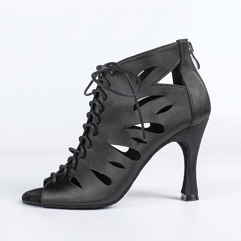 Women's Suede Customized Heel Heels Dance Boots Jazz Salsa Dancing Shoes