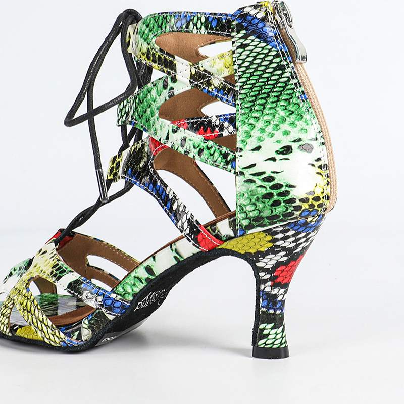 Women's Leatherette Suede Sole Customized Heel Dance Boots Salsa Jazz Dance Shoes