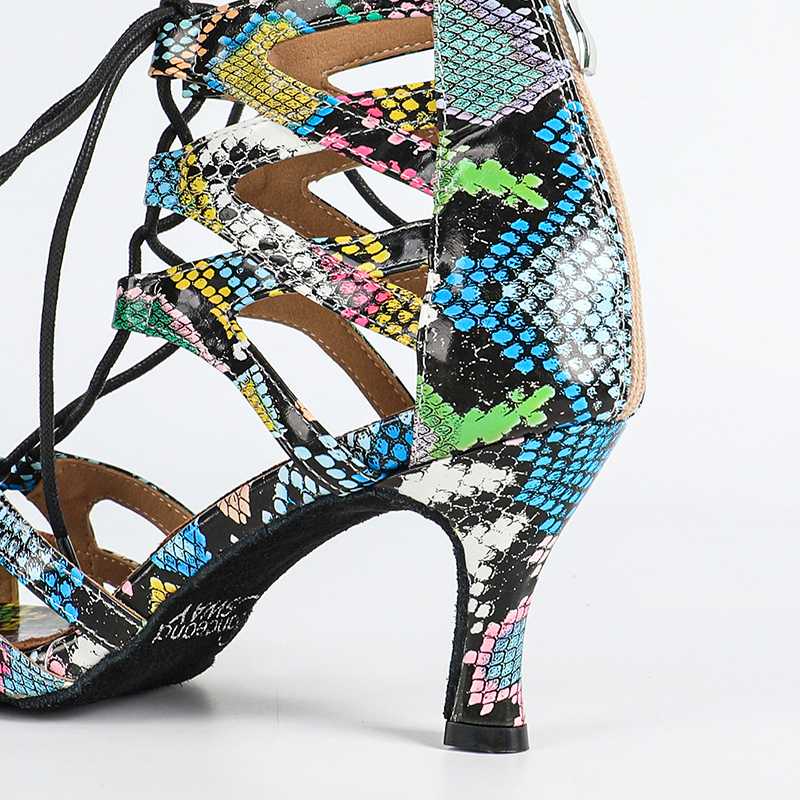 Women's Leatherette Suede Sole Customized Heel Dance Boots Salsa Jazz Dance Shoes