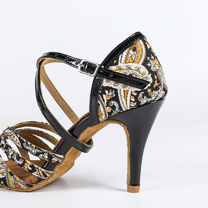 Women's Satin Customized Heel  Latin Dance Shoes Ballroom Dance Shoes
