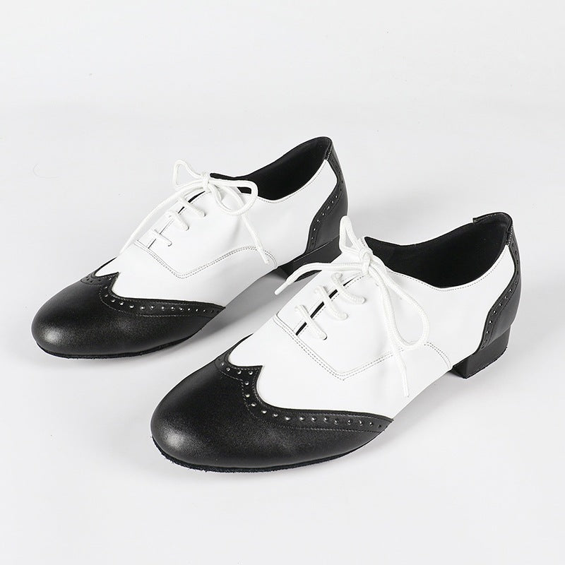 Men's 3cm Heels Leatherette Heels Ballroom Dance Shoes