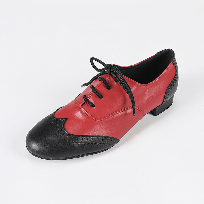 Men's 3cm Heels Leatherette Heels Ballroom Dance Shoes