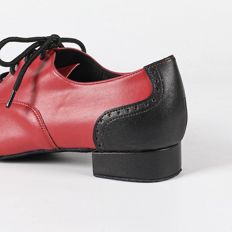 Men's 3cm Heels Leatherette Heels Ballroom Dance Shoes
