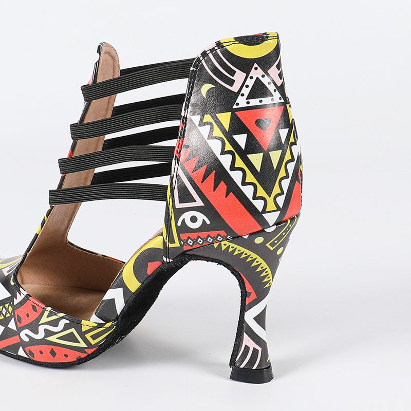 Women's Leatherette Customized HeelSalsa Shoes/Dance Boots Ballroom Dance Shoes