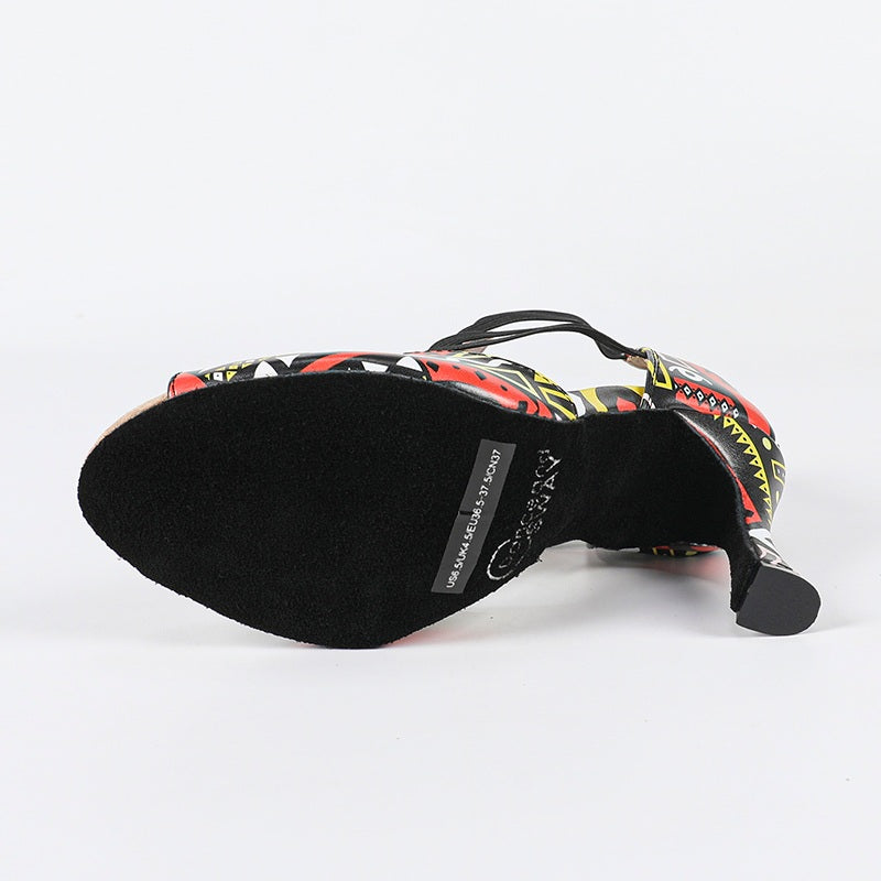 Women's Leatherette Customized HeelSalsa Shoes/Dance Boots Ballroom Dance Shoes