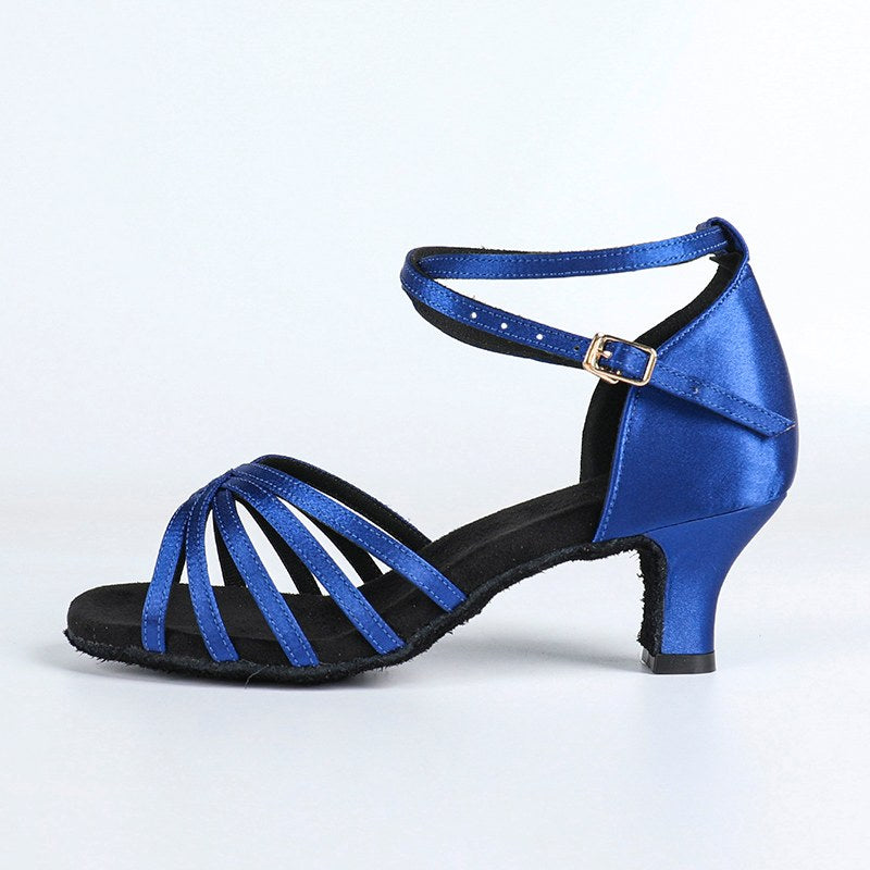 Women's Satin 5.5cm/7.5cm Ballroom Dance Shoes Latin Dance Shoes