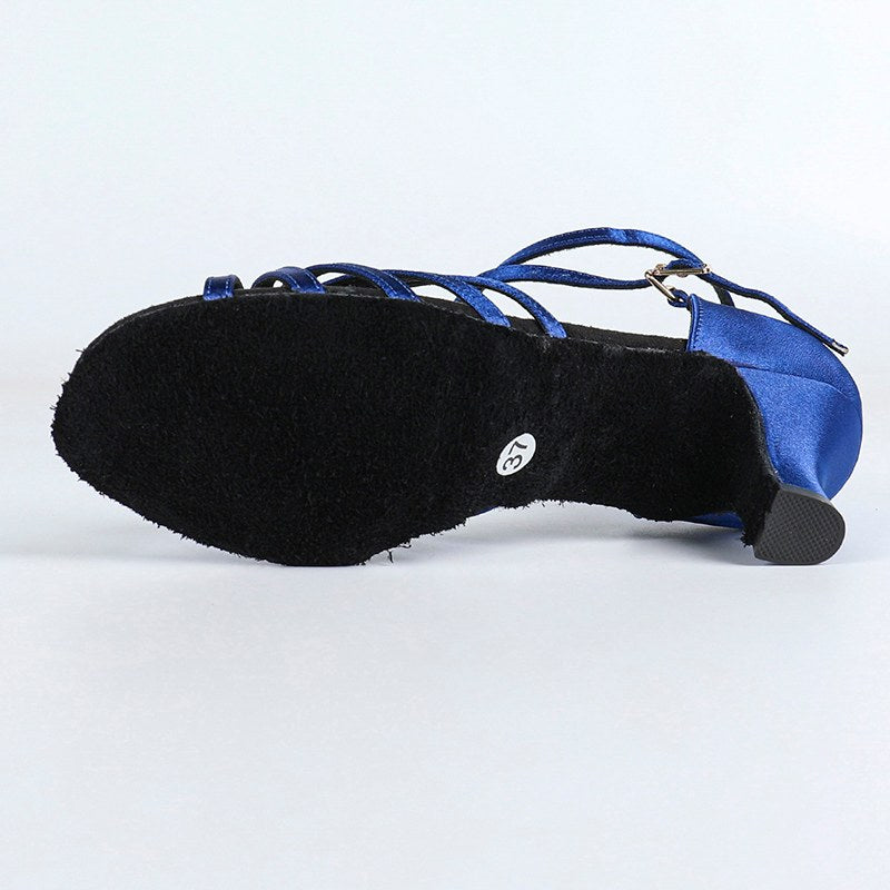 Women's Satin 5.5cm/7.5cm Ballroom Dance Shoes Latin Dance Shoes