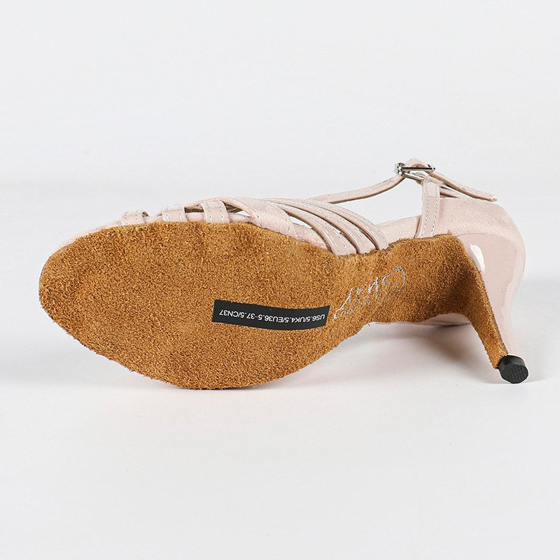 DS Women's Leatherette Customized Heel Latin Shoes Salsa Shoes Ballroom Dance Shoes