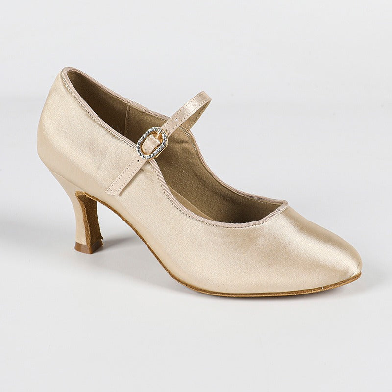 Women's Satin 7.5cm Heel Modern Dance  Shoes Ballroom Dance Shoes