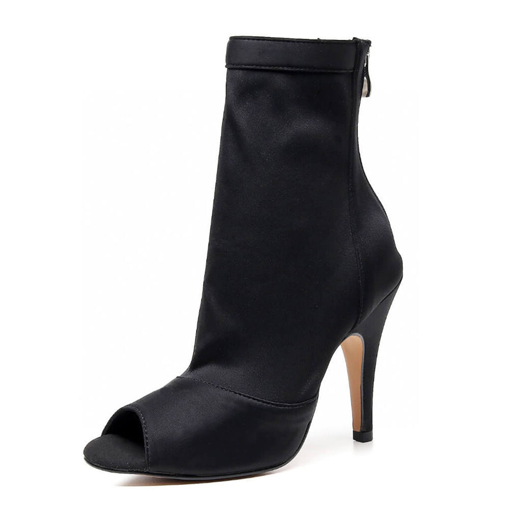 Women's Customized Heel Stretch Heels Rubber Sole Dance Boots Jazz Salsa Street Sole Dance Shoes