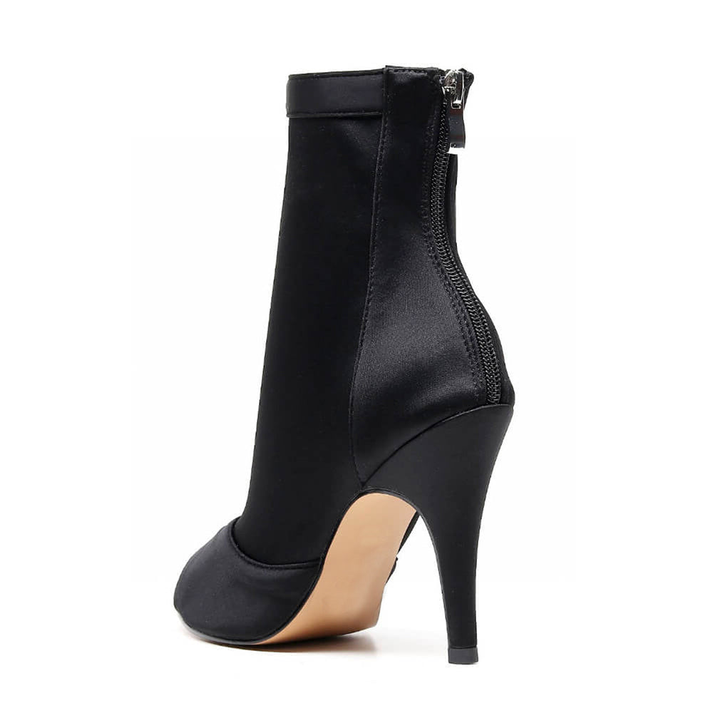 Women's Customized Heel Stretch Heels Rubber Sole Dance Boots Jazz Salsa Street Sole Dance Shoes