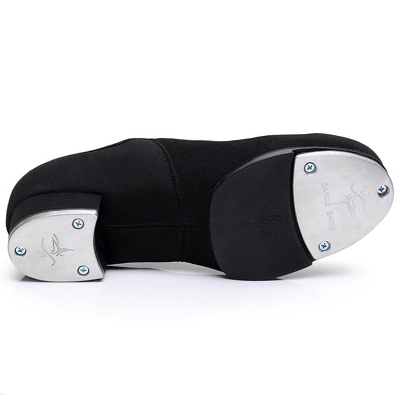 Unisex Canvas 3cm Heel Tap Shoes With Lace-up Dance Shoes