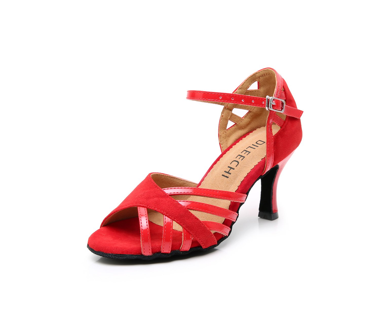 DS Women's Leatherette Customized Heel Latin Shoes Salsa Shoes Ballroom Dance Shoes