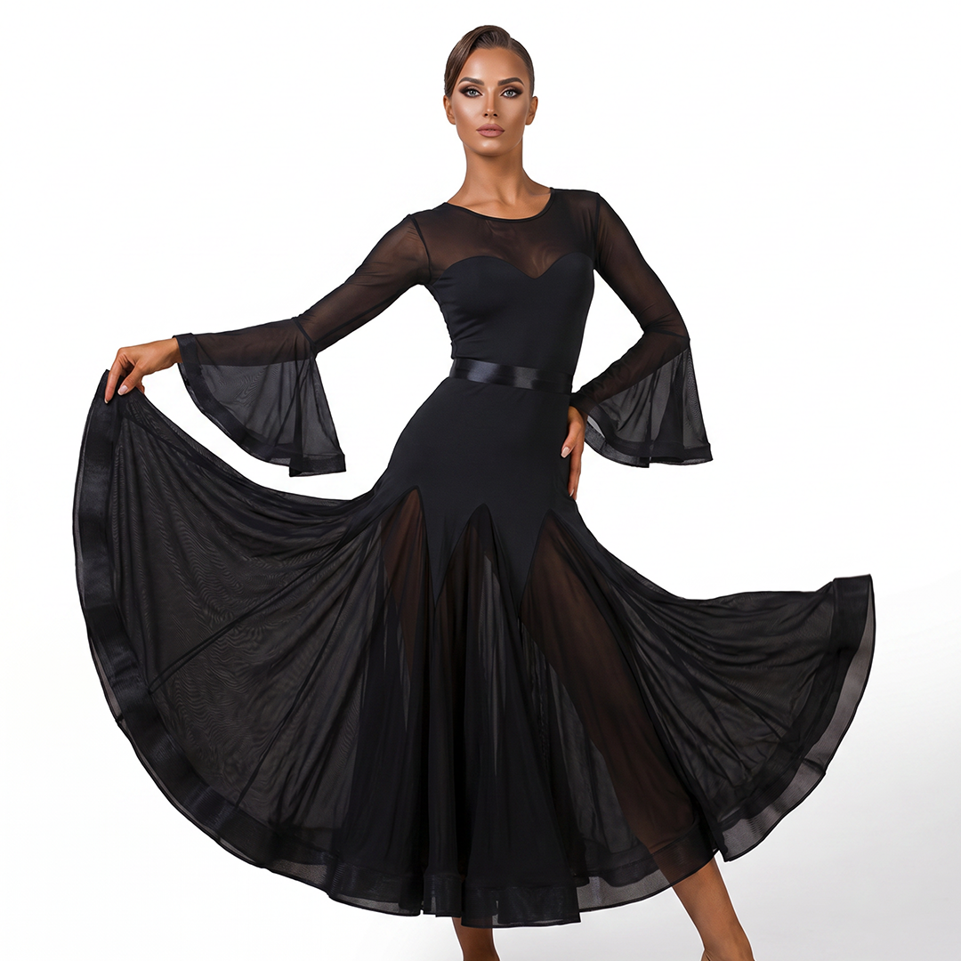 Customisable-Women's Modern Dance Performance Dress Ballroom Dance Dress