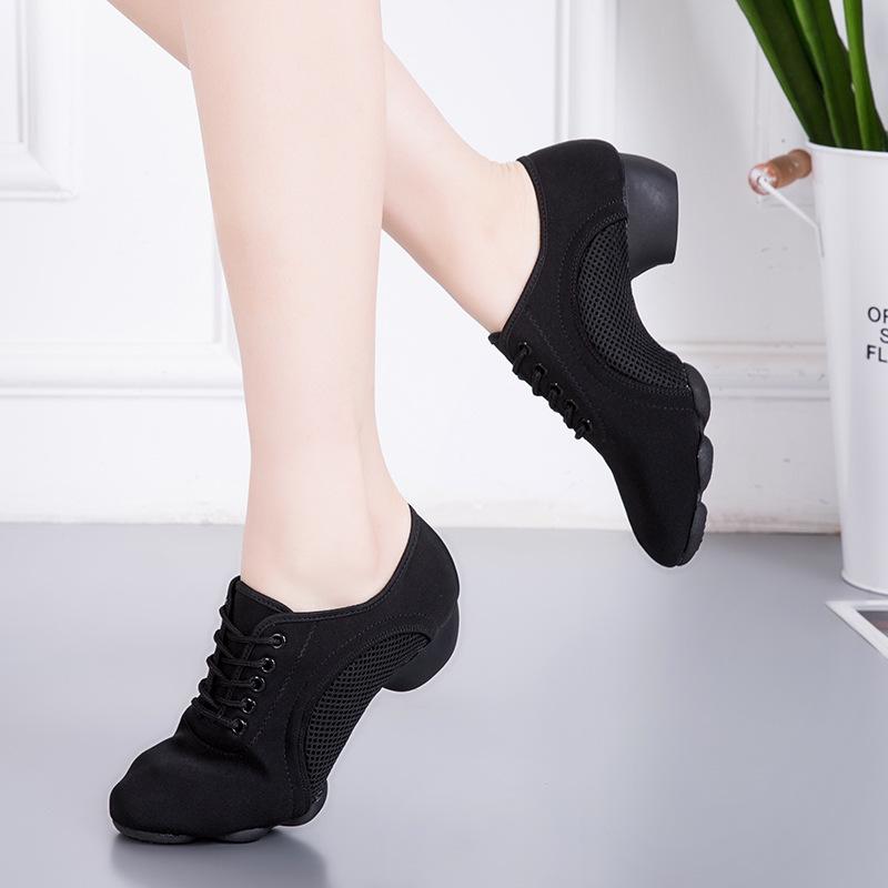 Women's  Canvas 3cm Heels Teaching & Practice Shoes Ballroom Dance Shoes