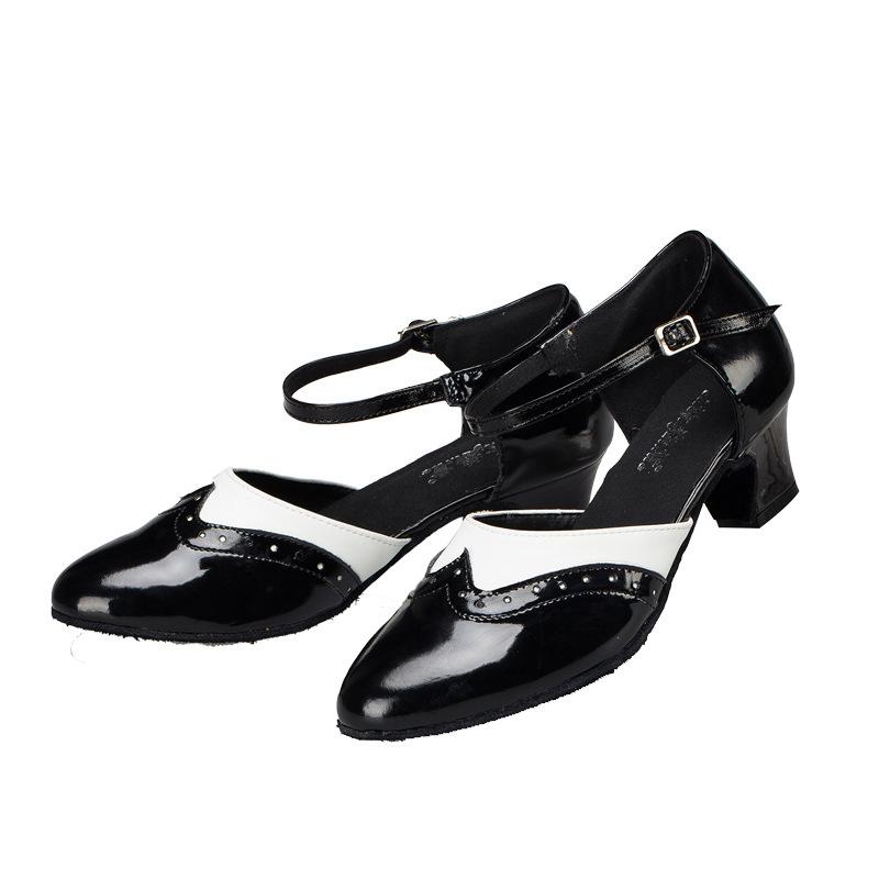 Women's Leatherette 5cm/6cm Heels Ballroom Swing Dance Shoes Character Shoes