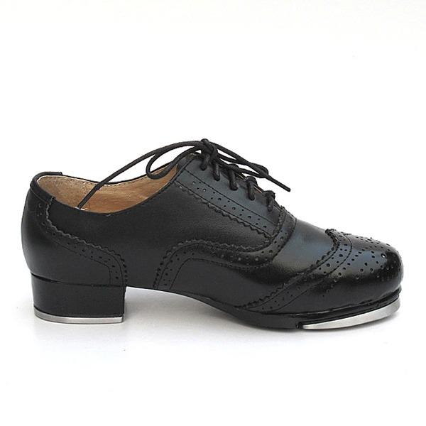 Unisex Microfiber Leather Flats Tap Dance Shoes