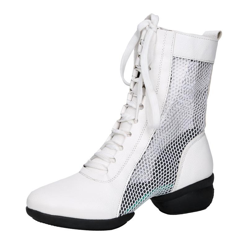 Women's Leatherette 4cm Heels With Lace-up Dance Shoes/Dance Boots/Jazz Boots