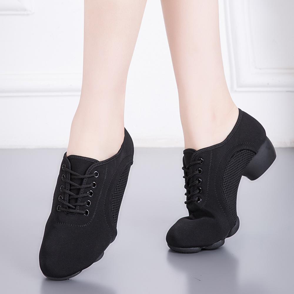 Women's  Canvas 3cm Heels Teaching & Practice Shoes Ballroom Dance Shoes