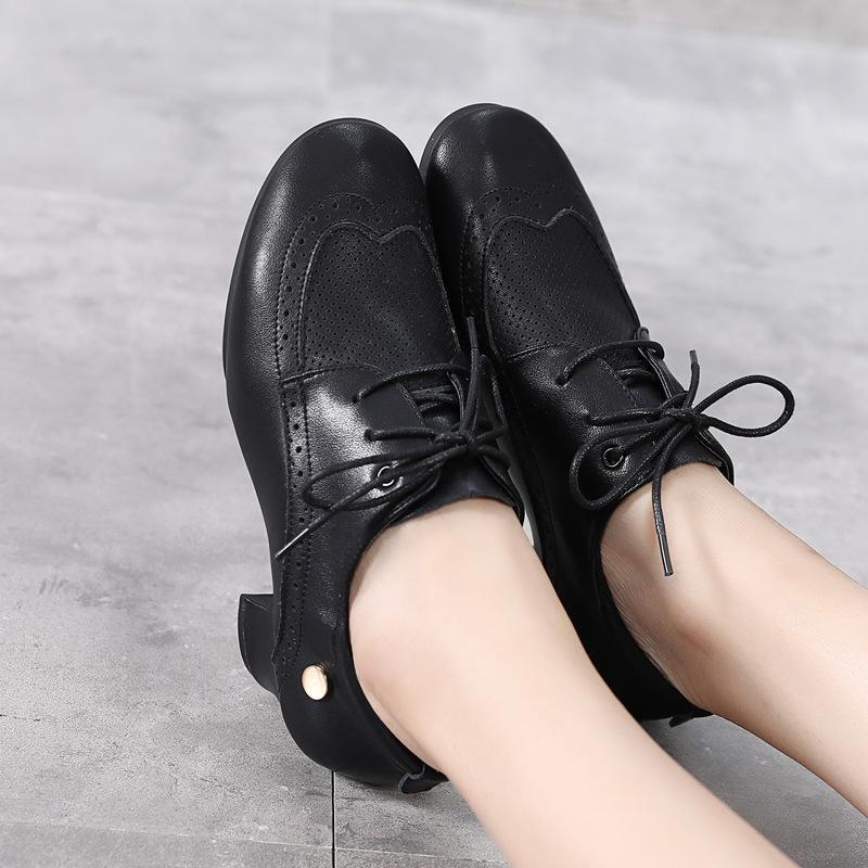 Women's Real Leather 3.5cm/5cm Heels  Ballroom Dance Shoes Teaching & Practice Shoes