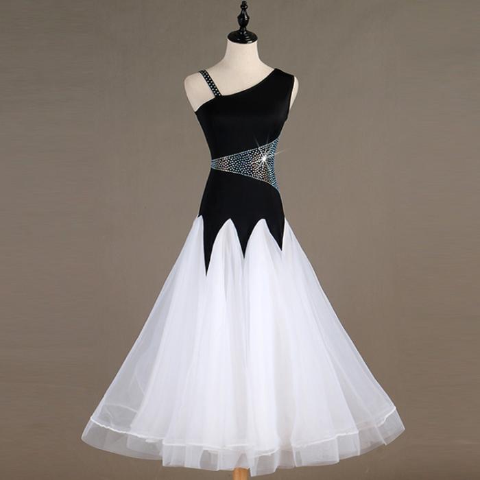 Customisable-Women's Sexy Modern Dance Performance Dress Competition Ballroom Dance Dress