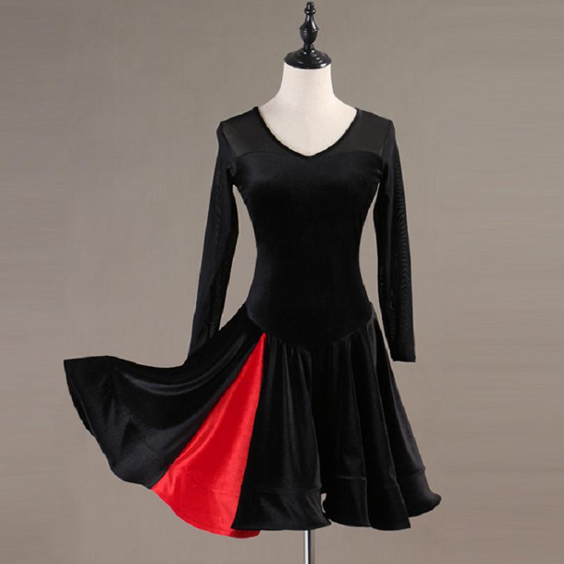 Customisable- Women's Performance Costume Professional Latin Dance Dress